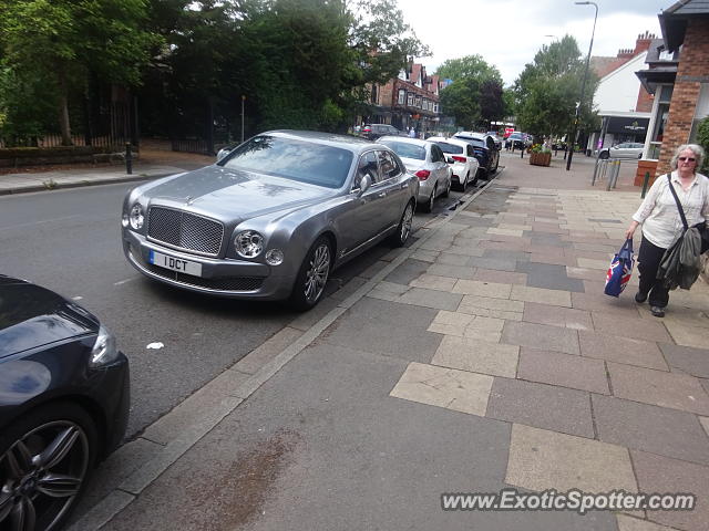 Bentley Mulsanne spotted in Hale, United Kingdom