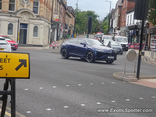 Lamborghini Urus spotted in Altrincham, United Kingdom