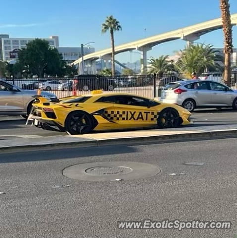 Lamborghini Aventador spotted in Las Vegas, Nevada