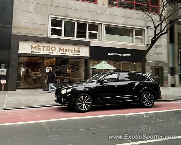 Bentley Bentayga spotted in New York, New York