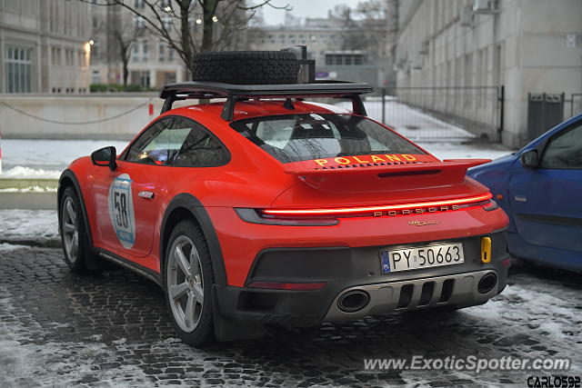 Porsche 911 spotted in Warsaw, Poland
