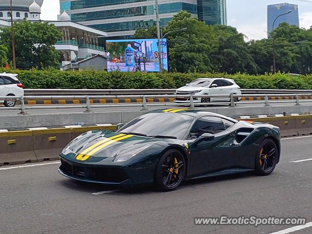 Ferrari 488 GTB spotted in Jakarta, Indonesia