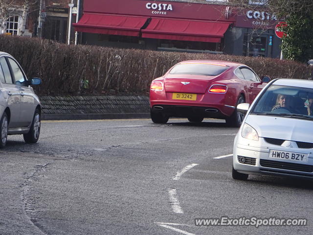 Bentley Continental spotted in Wilmslow, United Kingdom