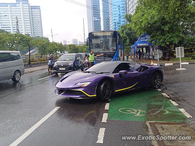 Ferrari SF90 Stradale spotted in Jakarta, Indonesia