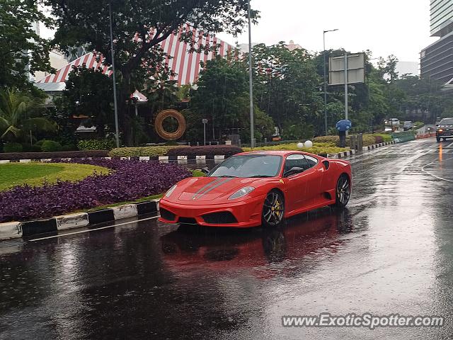Ferrari F430 spotted in Jakarta, Indonesia