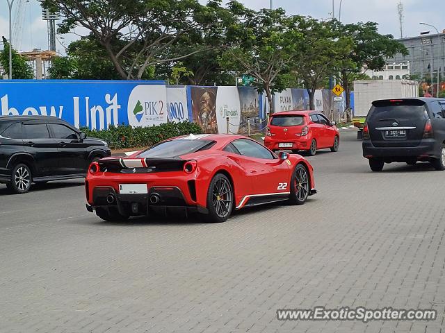 Ferrari 488 GTB spotted in Jakarta, Indonesia