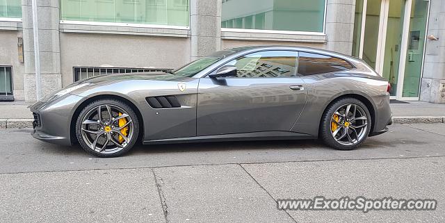 Ferrari GTC4Lusso spotted in Zurigo, Switzerland