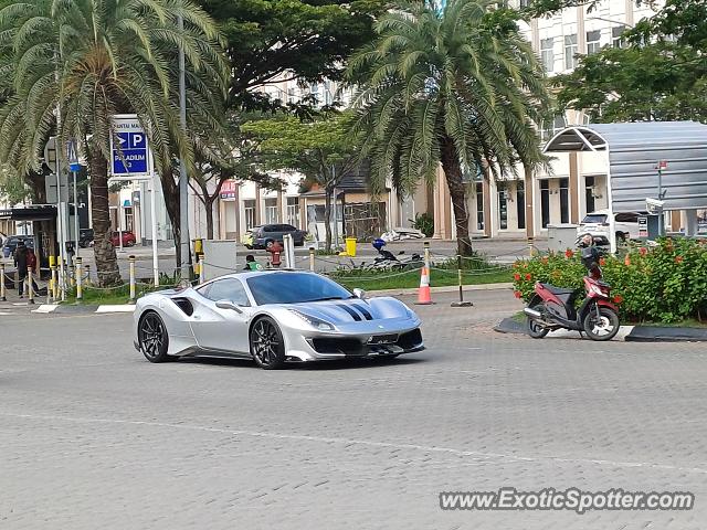 Ferrari 488 GTB spotted in Jakarta, Indonesia