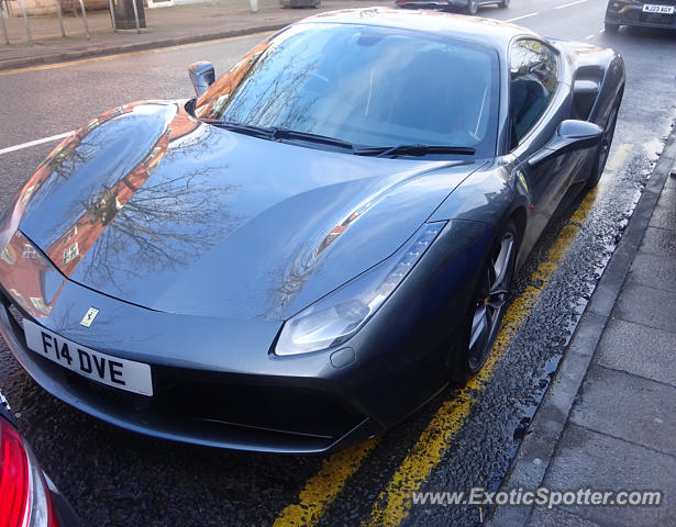Ferrari 488 GTB spotted in Alderley Edge, United Kingdom