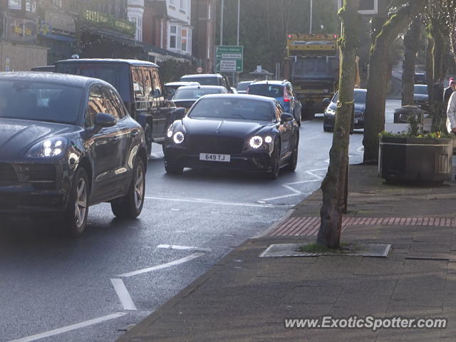Bentley Continental spotted in Alderley Edge, United Kingdom