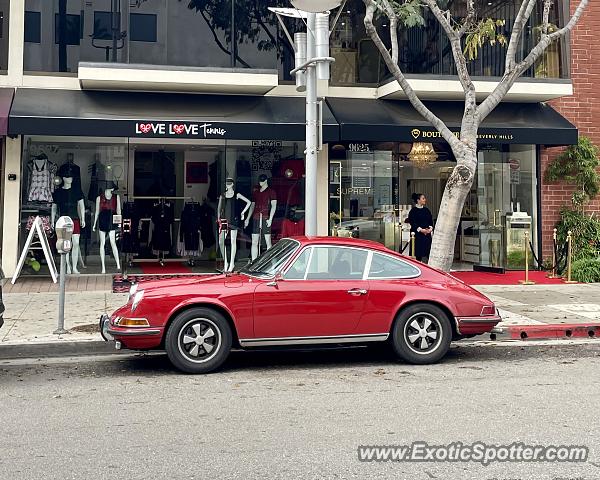 Porsche 911 spotted in Beverly Hills, California