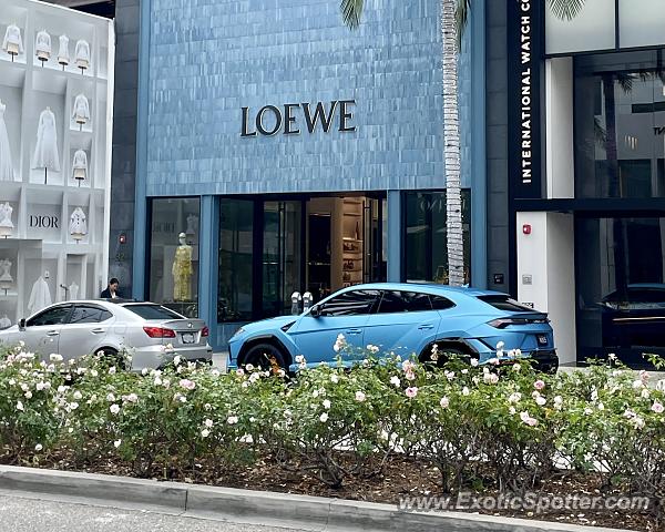 Lamborghini Urus spotted in Beverly Hills, California