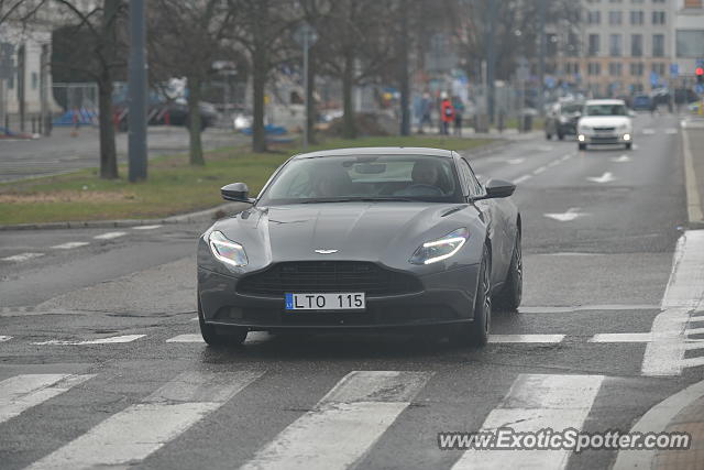 Aston Martin DB11 spotted in Warsaw, Poland