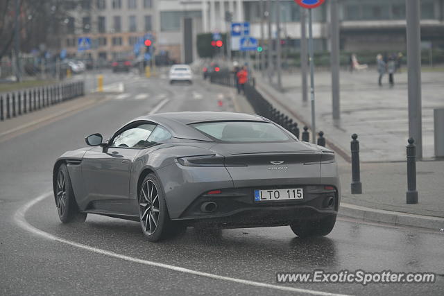 Aston Martin DB11 spotted in Warsaw, Poland