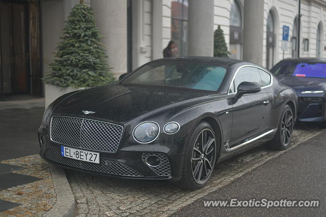 Bentley Continental spotted in Warsaw, Poland