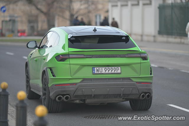 Lamborghini Urus spotted in Warsaw, Poland