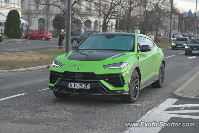 Lamborghini Urus spotted in Warsaw, Poland