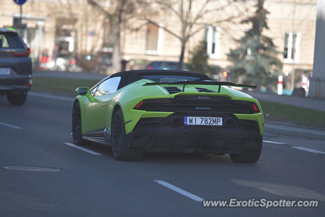 Lamborghini Huracan spotted in Warsaw, Poland