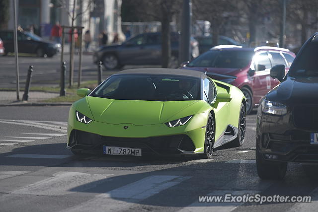 Lamborghini Huracan spotted in Warsaw, Poland