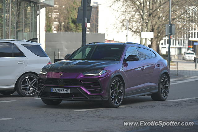 Lamborghini Urus spotted in Warsaw, Poland