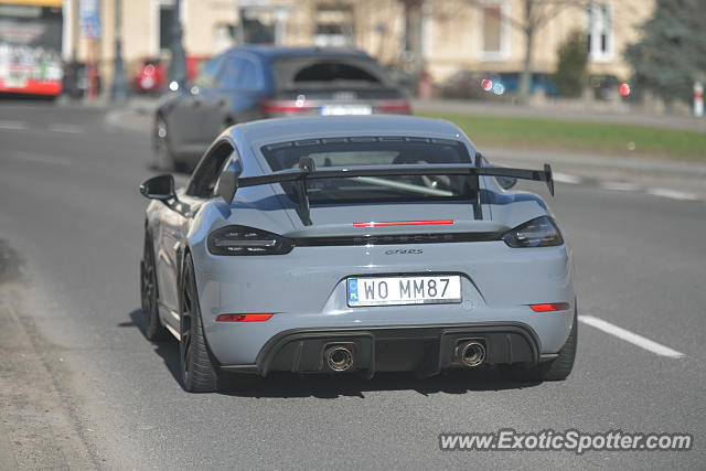 Porsche Cayman GT4 spotted in Warsaw, Poland