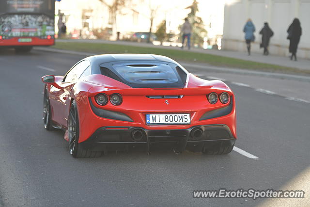 Ferrari F8 Tributo spotted in Warsaw, Poland
