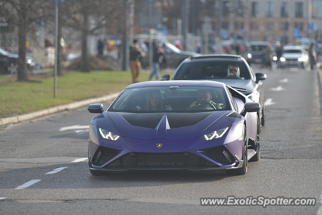 Lamborghini Huracan spotted in Warsaw, Poland