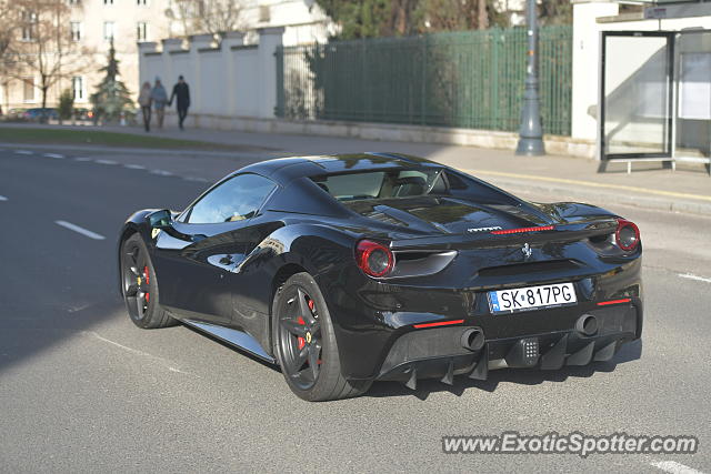 Ferrari 488 GTB spotted in Warsaw, Poland