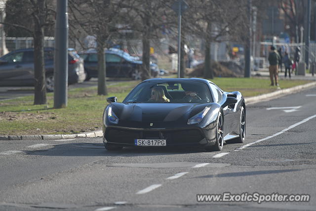 Ferrari 488 GTB spotted in Warsaw, Poland