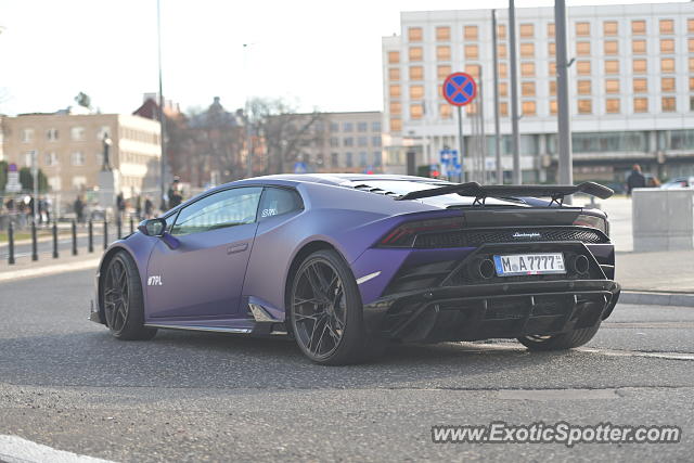 Lamborghini Huracan spotted in Warsaw, Poland