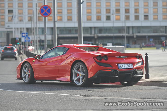 Ferrari F8 Tributo spotted in Warsaw, Poland