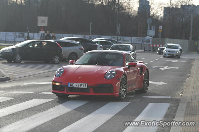 Porsche 911 Turbo spotted in Warsaw, Poland