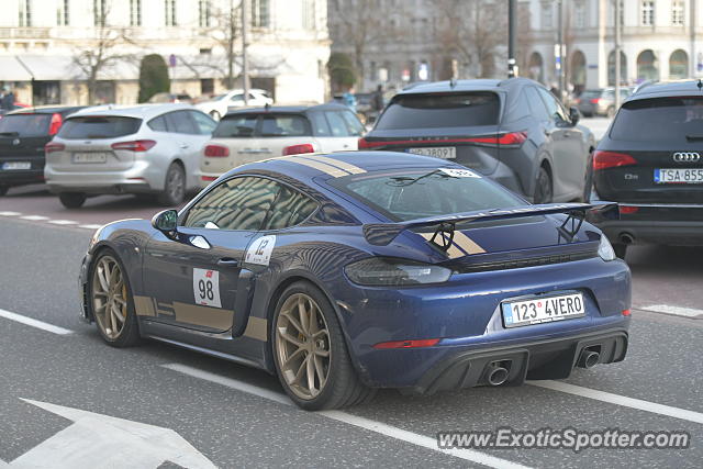 Porsche Cayman GT4 spotted in Warsaw, Poland