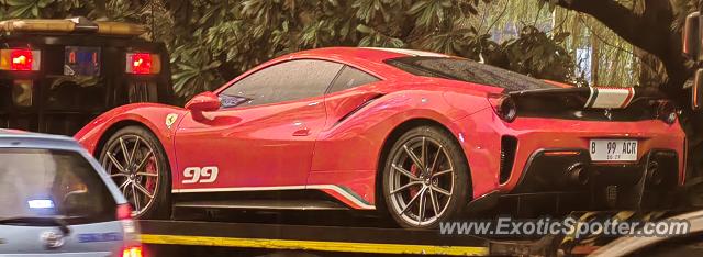 Ferrari 488 GTB spotted in Jakarta, Indonesia