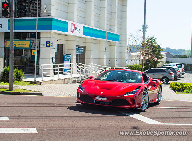 Ferrari F8 Tributo spotted in Curitiba, PR, Brazil