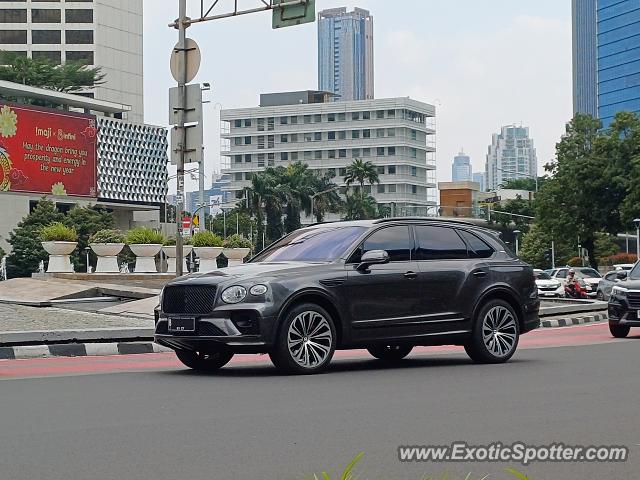 Bentley Bentayga spotted in Jakarta, Indonesia