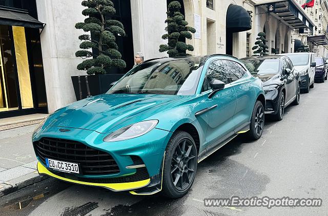 Aston Martin DBX spotted in Paris, France