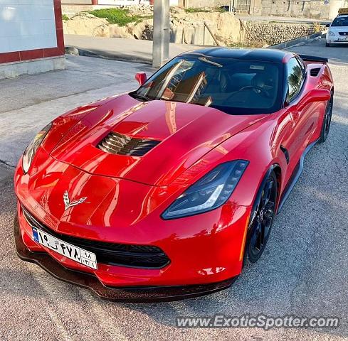 Chevrolet Corvette Z06 spotted in Tehran, Iran