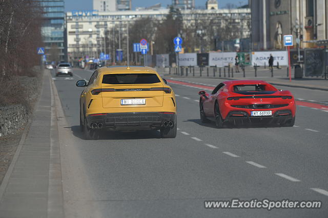 Lamborghini Urus spotted in Warsaw, Poland