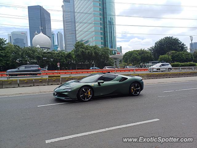 Ferrari SF90 Stradale spotted in Jakarta, Indonesia