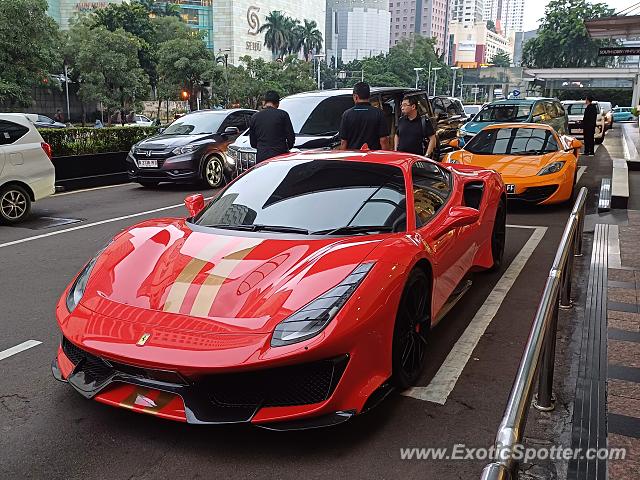 Ferrari 488 GTB spotted in Jakarta, Indonesia