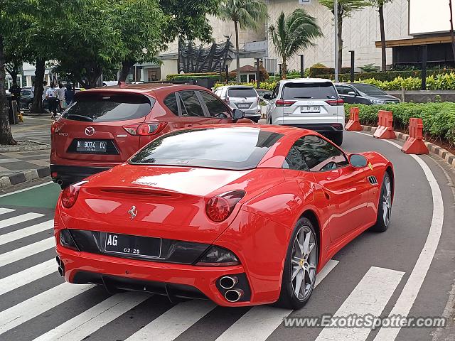 Ferrari California spotted in Jakarta, Indonesia