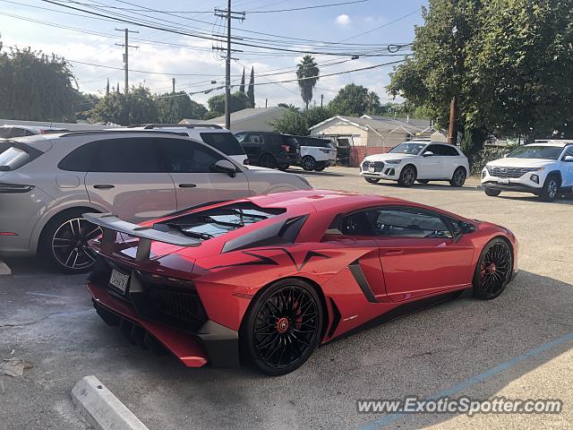 Lamborghini Aventador spotted in Los Angeles, California