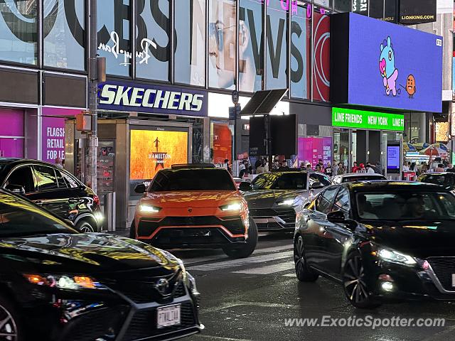 Lamborghini Urus spotted in New York City, New York