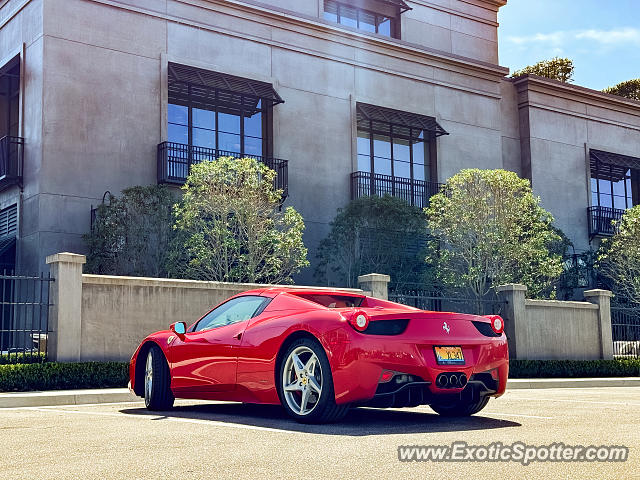 Ferrari 458 Italia spotted in Jacksonville, Florida