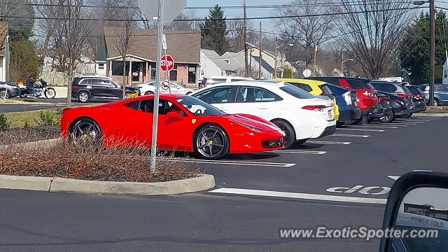 Ferrari 458 Italia spotted in East Brunswick, New Jersey