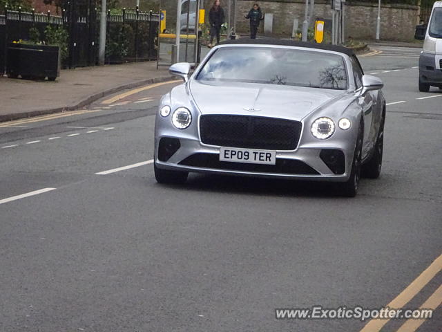 Bentley Continental spotted in Alderley Edge, United Kingdom