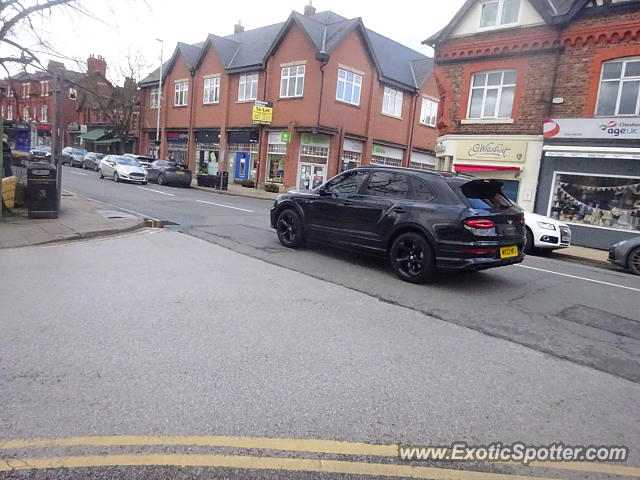 Bentley Bentayga spotted in Alderley Edge, United Kingdom
