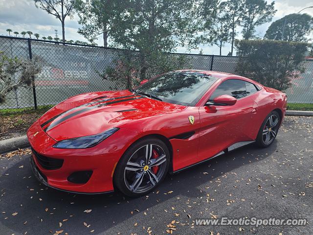 Ferrari Portofino spotted in Sebring, Florida