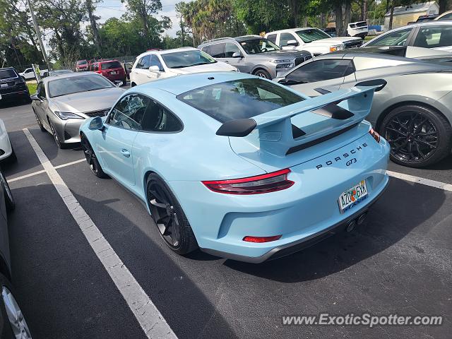 Porsche 911 GT3 spotted in Sebring, Florida